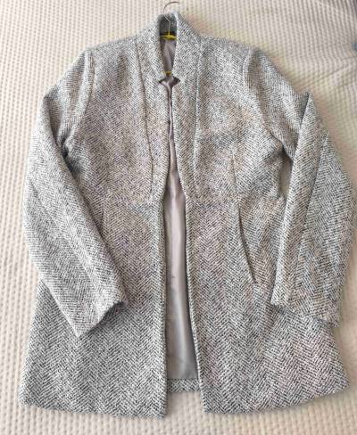 Abrigo gris mujer talla S - miniatura 2