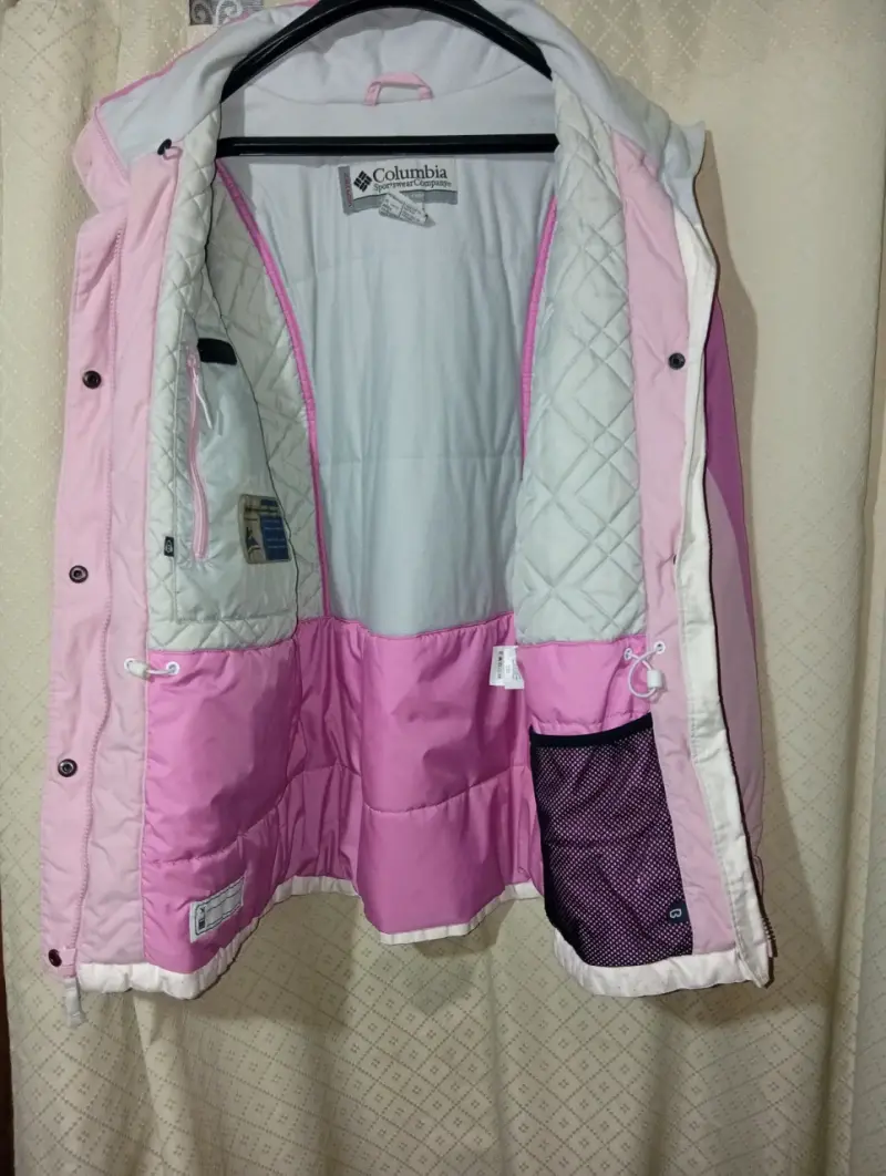 Chaqueta Columbia rosada para exterior - 3