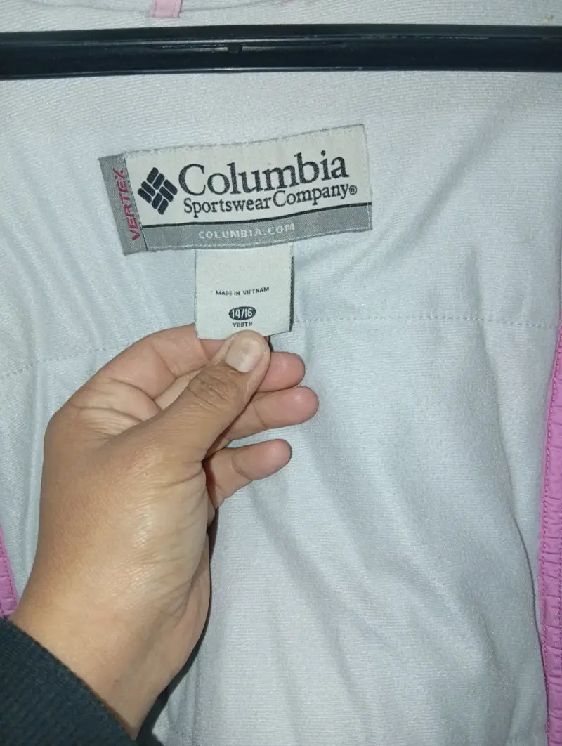 Chaqueta Columbia rosada para exterior - 5