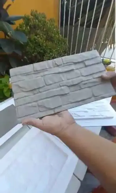 3x Molde 3D para yeso/cemento imitacion piedra - miniatura 4