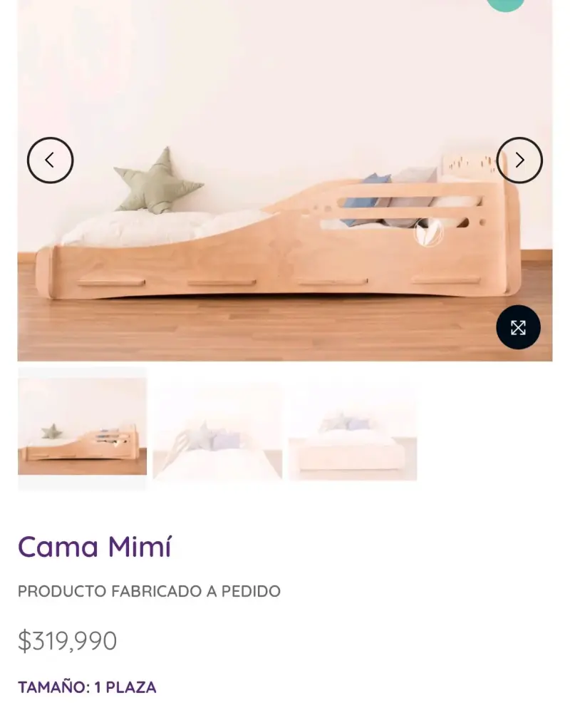 Cama de madera para niño - 5