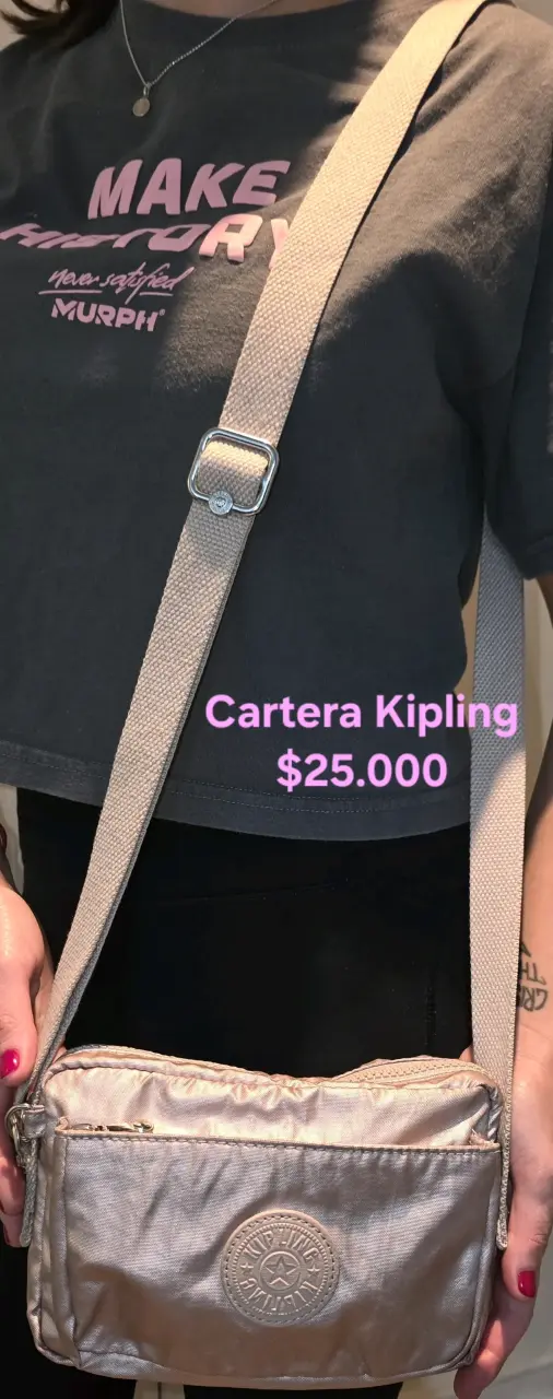 Cartera Kipling Rosa - 1