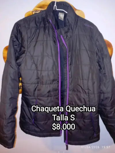 Chaqueta Quechua Negra Talla S - miniatura 1