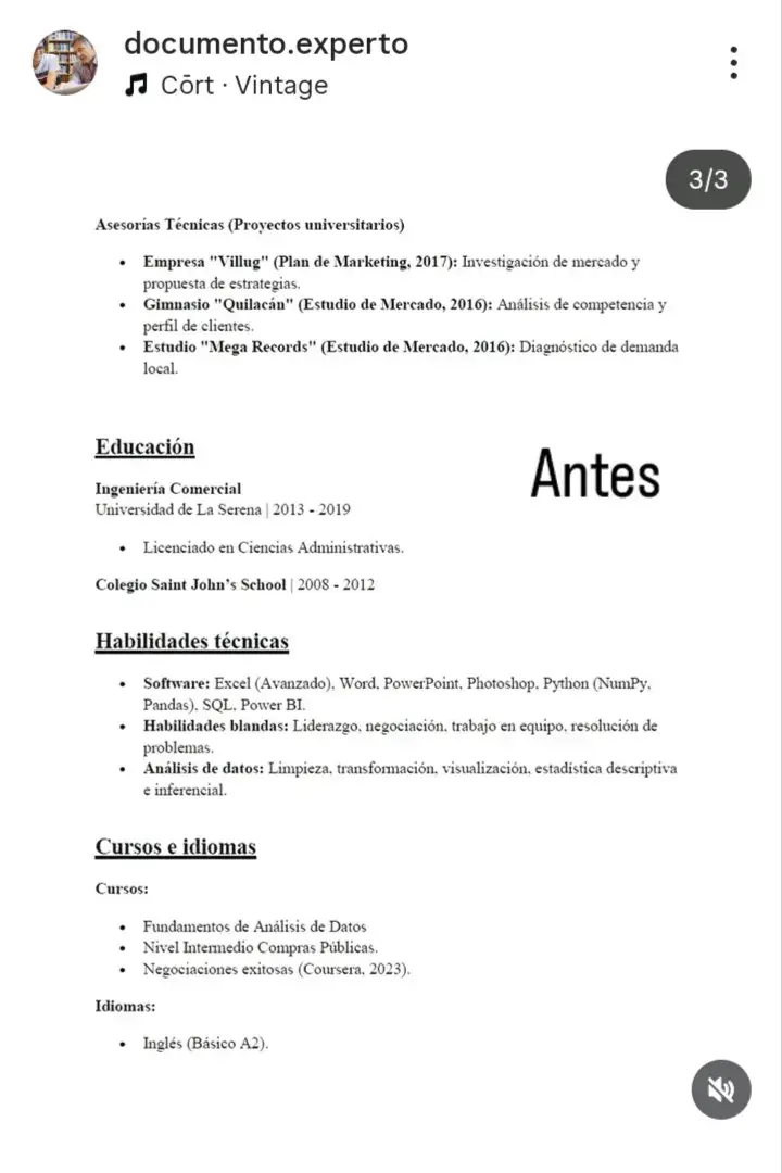 CV Pro por $7mil, hasta quedar 100% conforme - 3