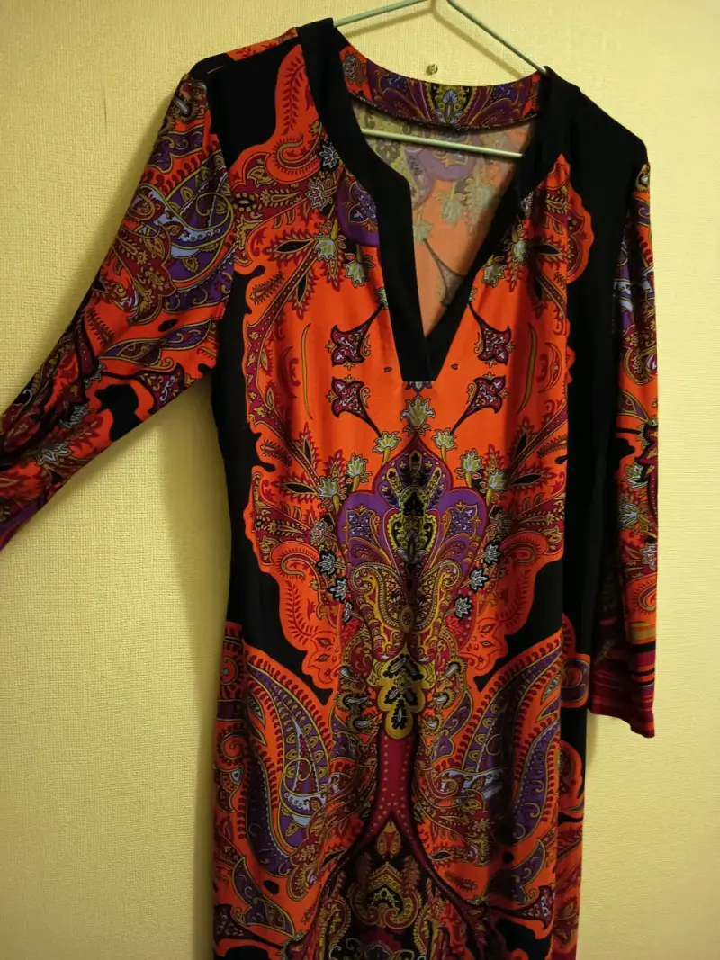 Vestido estampado bohemio - 3