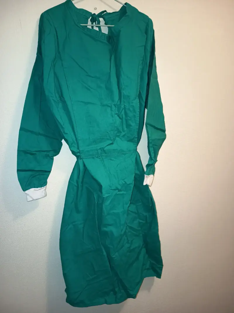 Bata médica verde - 2