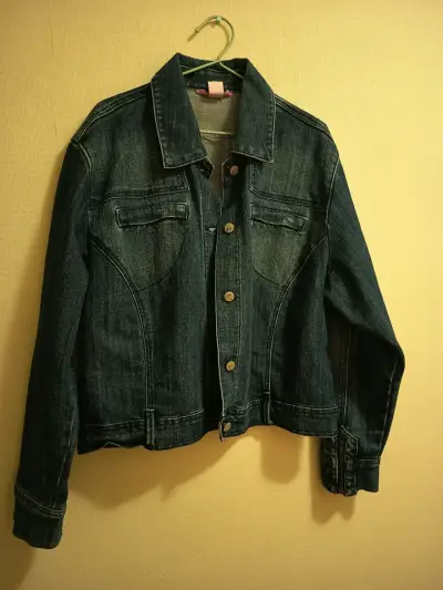 Chaqueta de mezclilla azul - miniatura 1