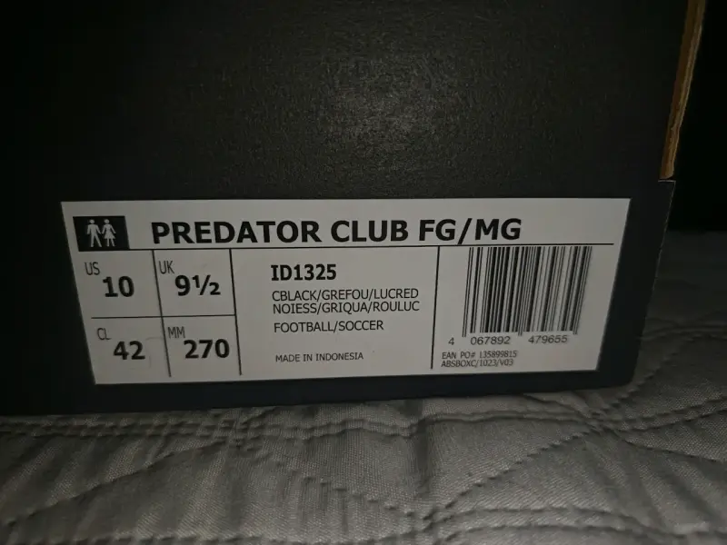 Zapatillas de futbol PREDATOR CLUB FG/MG nuevas - 5