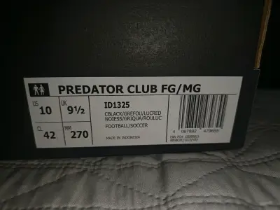 Zapatillas de futbol PREDATOR CLUB FG/MG nuevas - miniatura 5