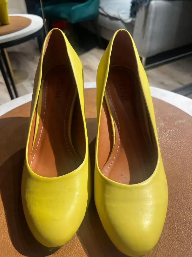 Zapatos Prune tacón amarillo - 3