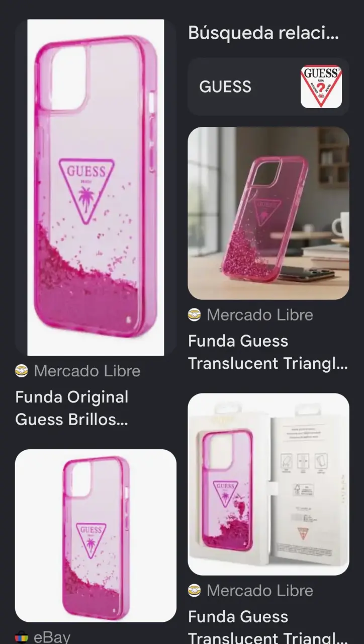 Carcasa Guess iPhone 13 Rosa - 2