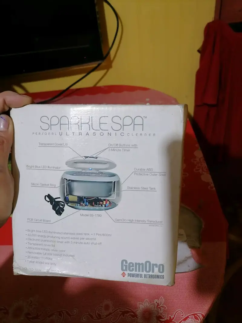 Limpiador ultrasónico GemOro SS1780 - 2