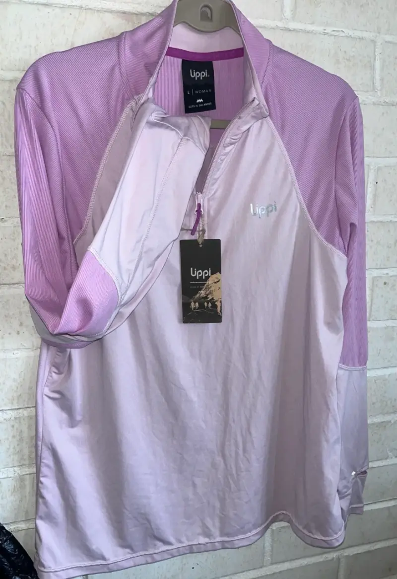 Poleron deportiva Lippi mujer rosa - 1