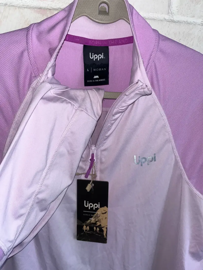 Poleron deportiva Lippi mujer rosa - 3