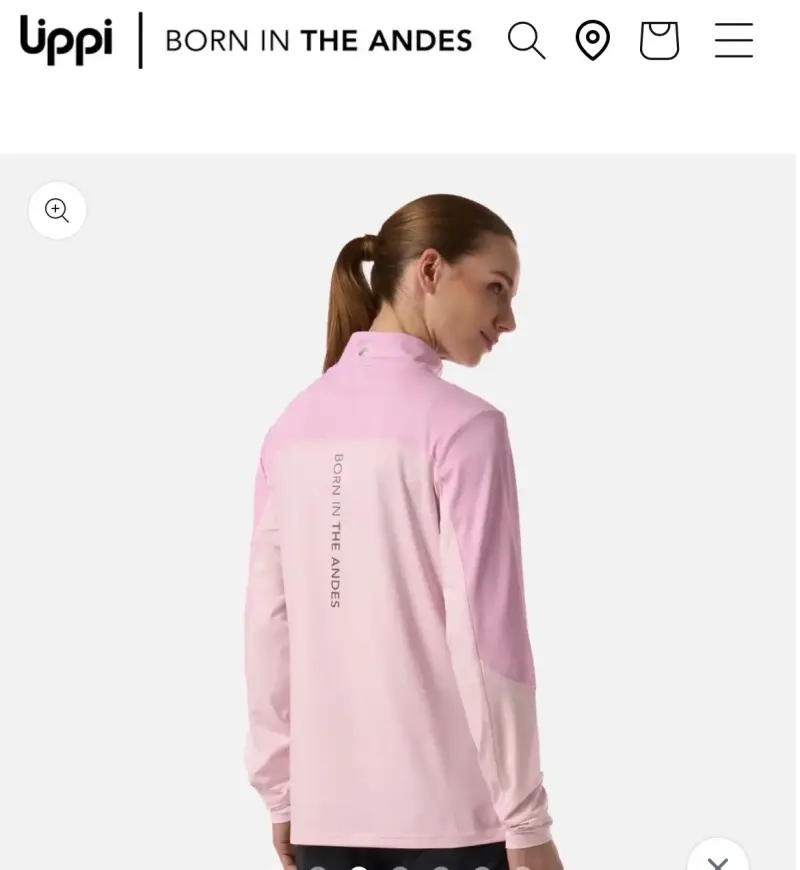 Poleron deportiva Lippi mujer rosa - 4