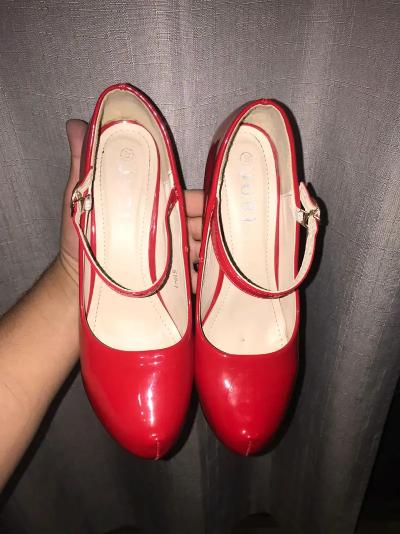 Tacones rojos charol elegantes - 3