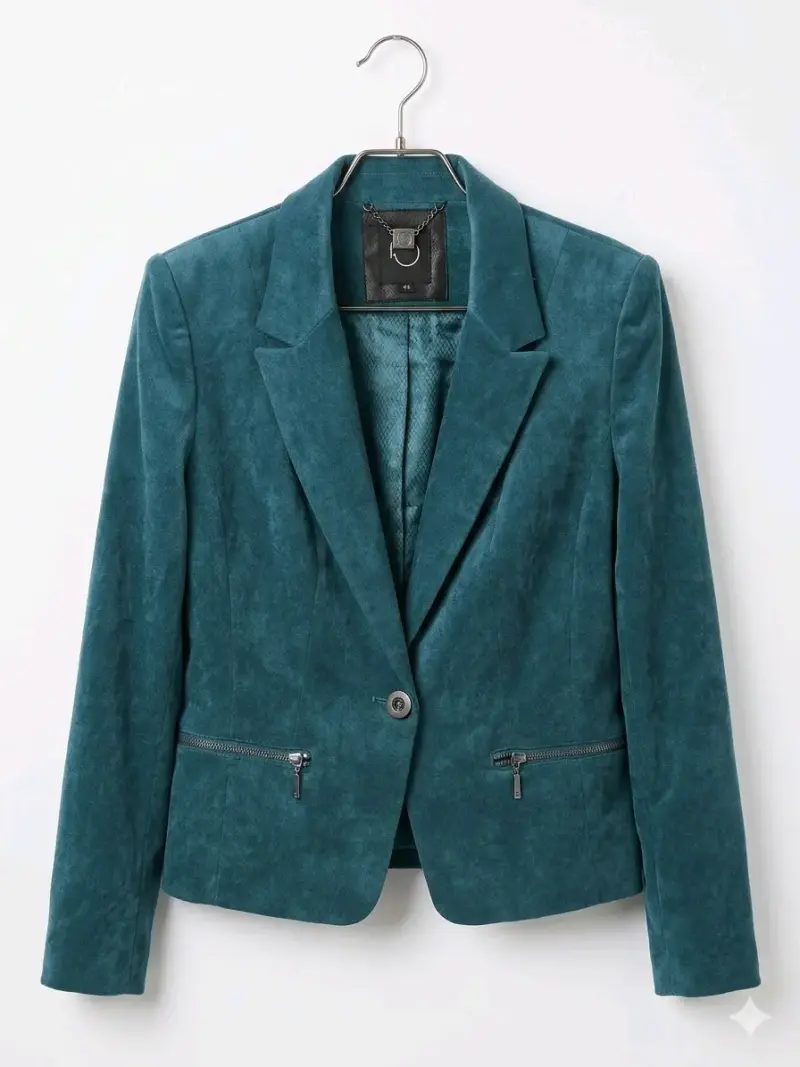 Blazer verde elegante iO - 1