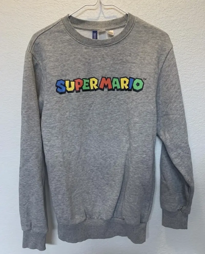 Polerón gris Super Mario - 2