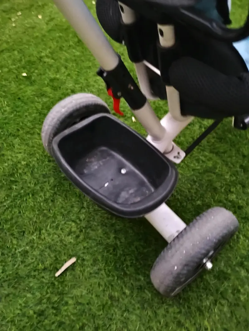 Triciclo para niño azul - 4