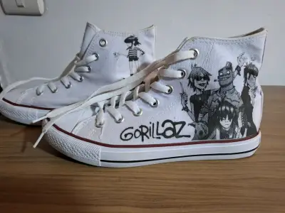 Zapatillas altas Gorillaz blancas - miniatura 2