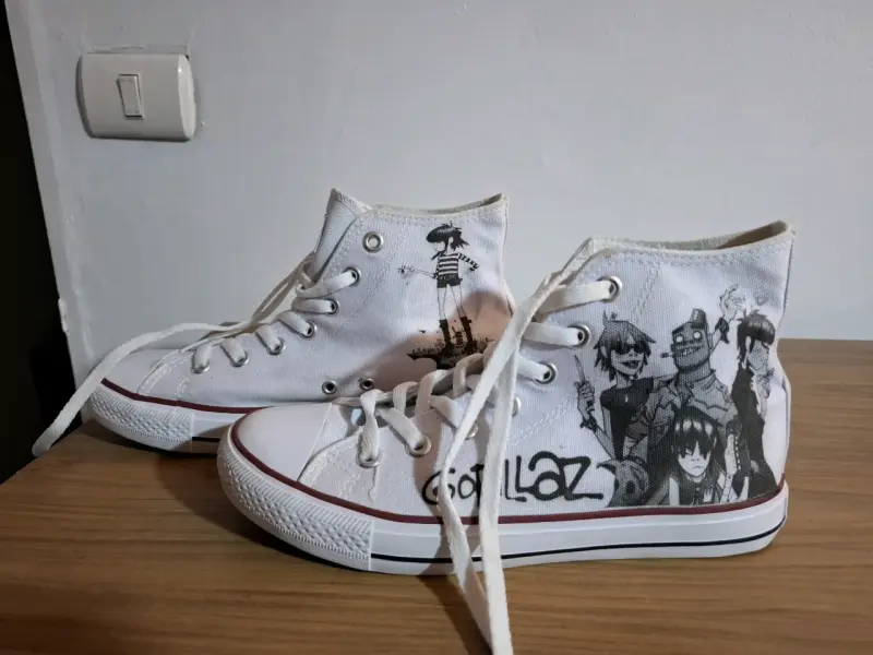 Zapatillas altas Gorillaz blancas - 3