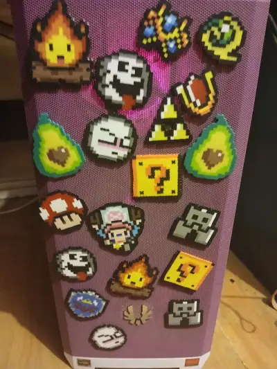 Imanes Hama Beads – diseño a elección pixel art - miniatura 1