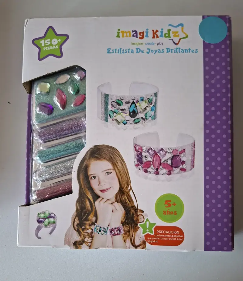 Kit de joyas brillantes infantil
