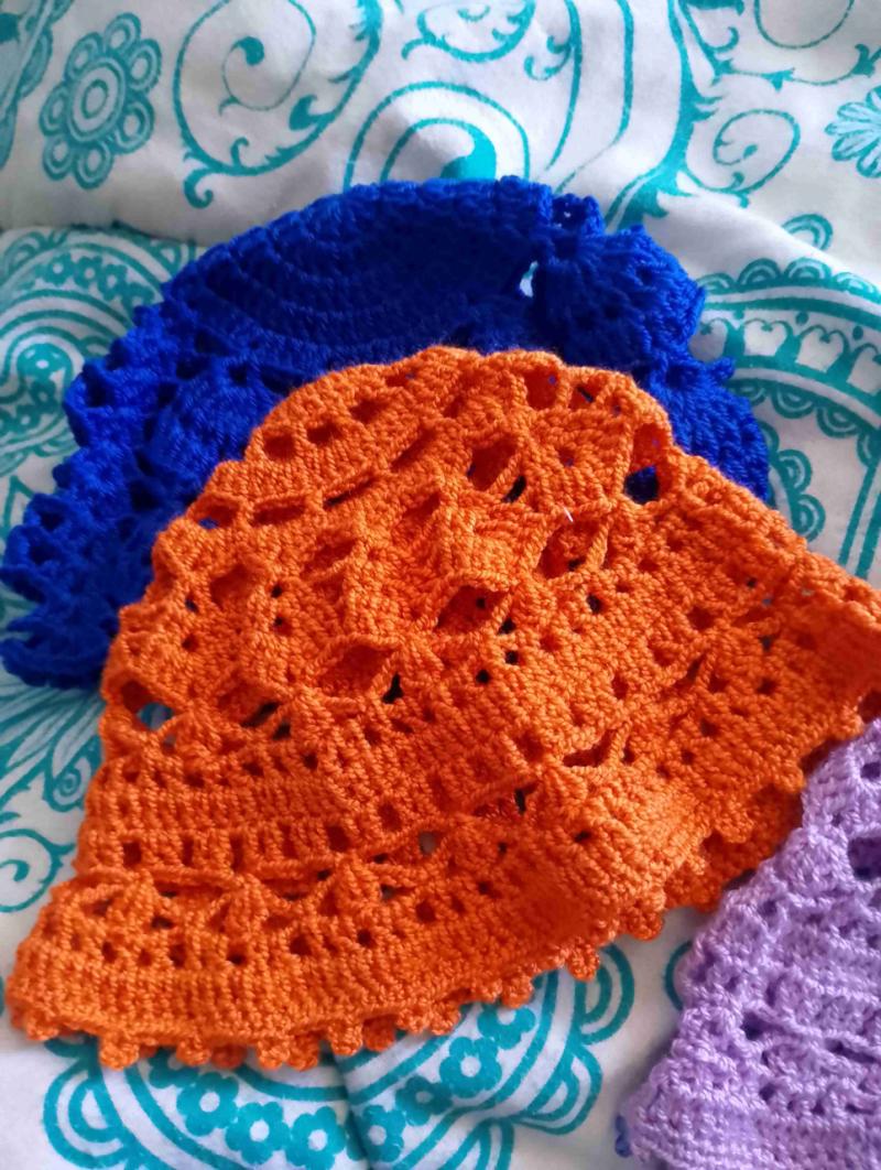 Gorros tejidos a crochet - 1