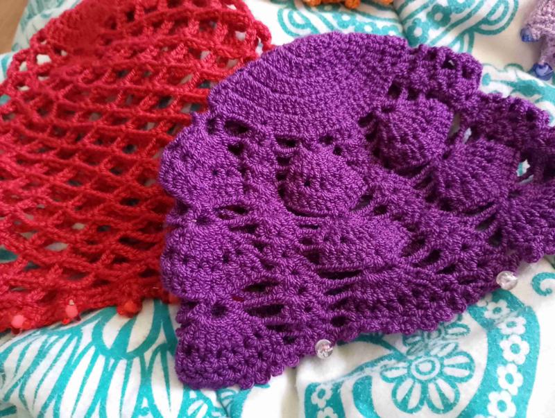 Gorros tejidos a crochet - 2