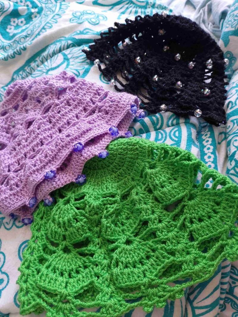 Gorros tejidos a crochet - 4
