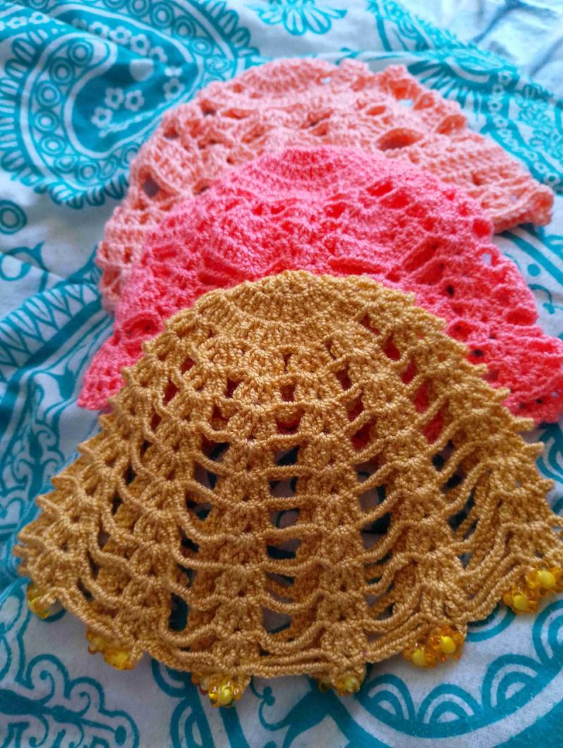 Gorros tejidos a crochet - 5