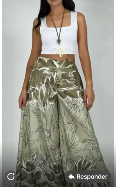 Camisa larga con diseño artístico - miniatura 3