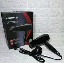 Secador de pelo Holstein negro