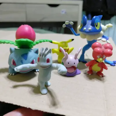Lote 5 figuras pokemon (Jazwares)ORIGINAL sin caja - miniatura 1