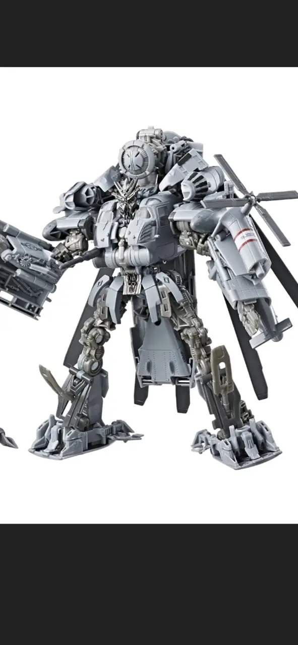 Figura transformable robot gris - 1