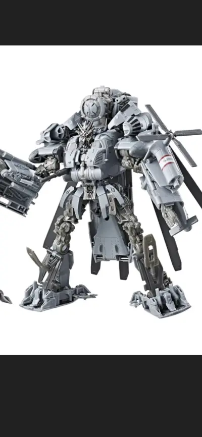 Figura transformable robot gris - miniatura 1