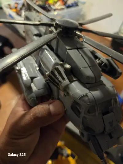 Figura transformable robot gris - miniatura 5