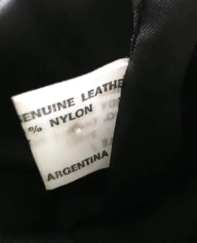 Pantalones negros de cuero - miniatura 3
