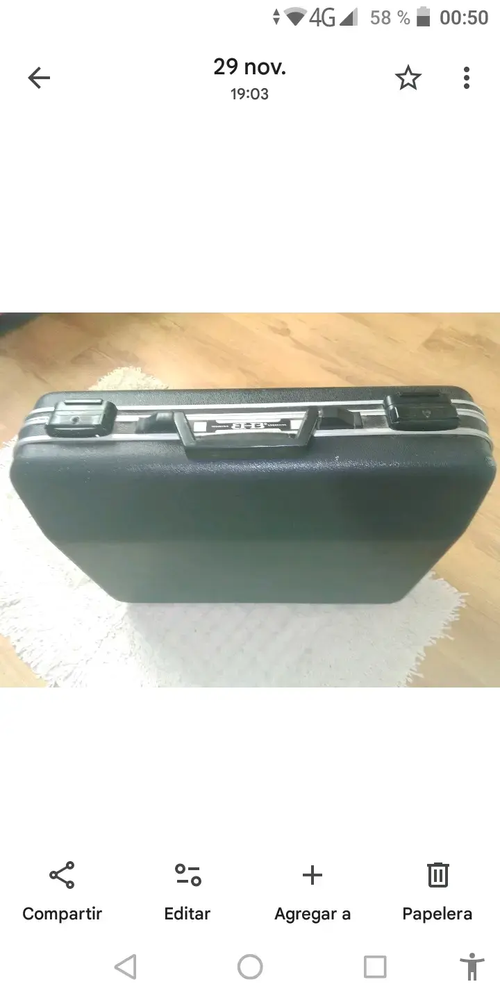 Maletín ejecutivo negro con combinación - 1