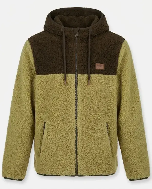 Chaqueta sherpa con capucha