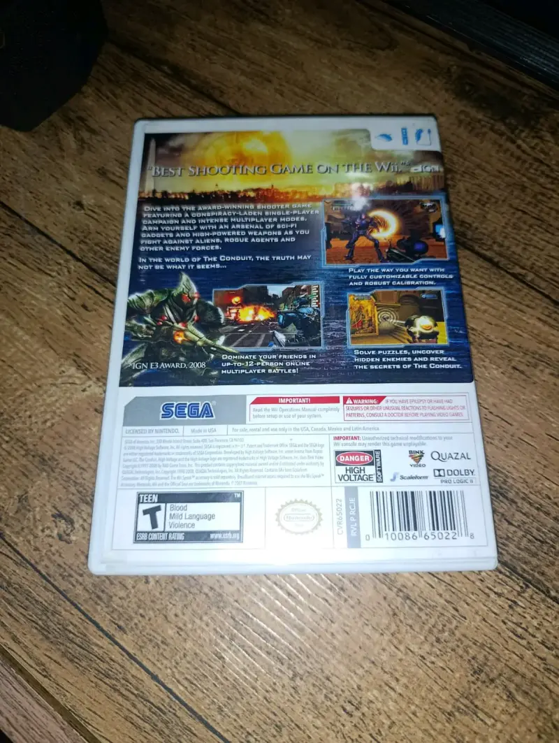Juego Wii The Conduit - 2