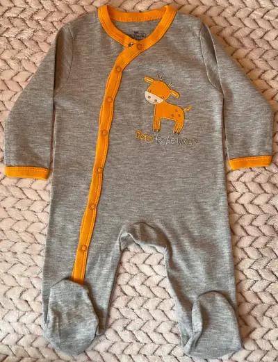 Pijama de bebé niño 3M - miniatura 3