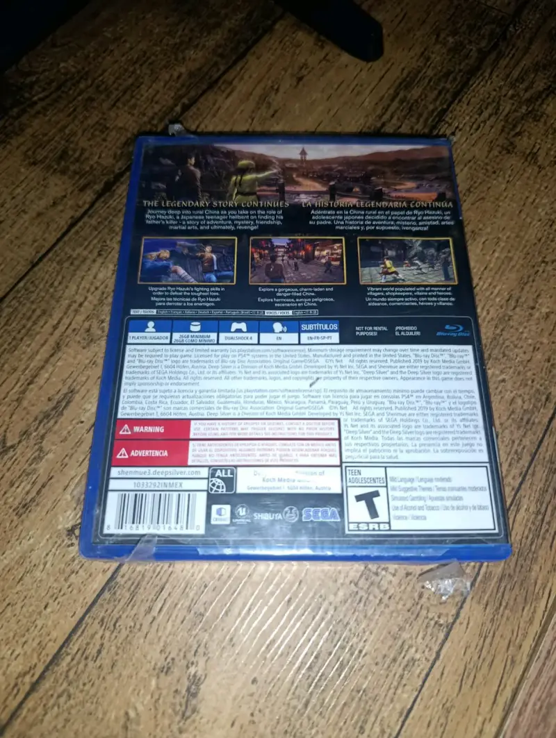 Shenmue III PS4 Nuevo sellado - 2
