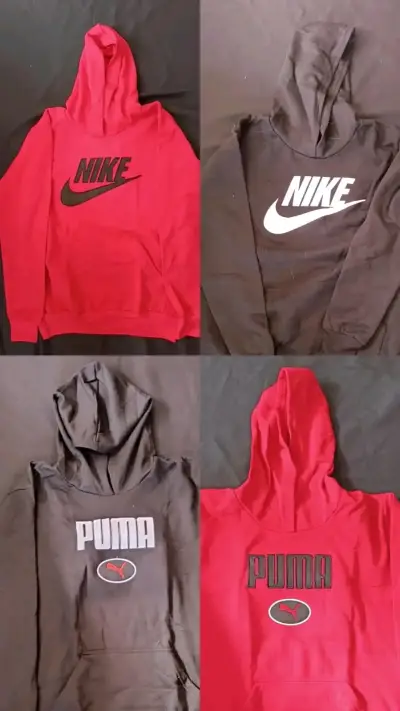 Polerón Nike rojo y negro - miniatura 1