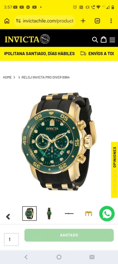 Reloj Invicta nuevo en caja - miniatura 5