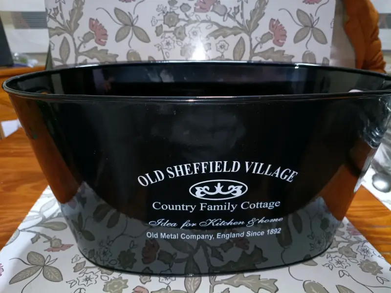 Hielera Old Sheffield Village negro - 1
