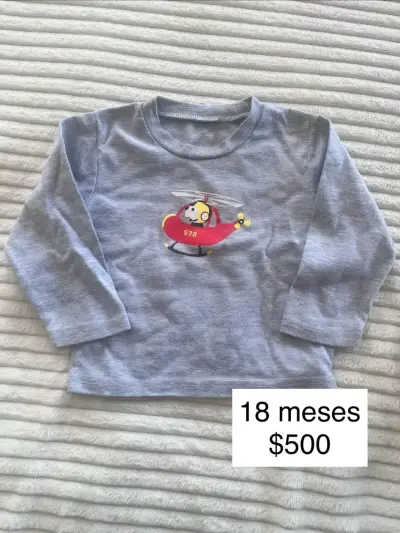 Polera manga larga bebé  18 meses - miniatura 3