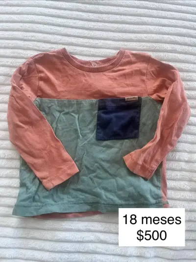 Polera manga larga bebé  18 meses - miniatura 4