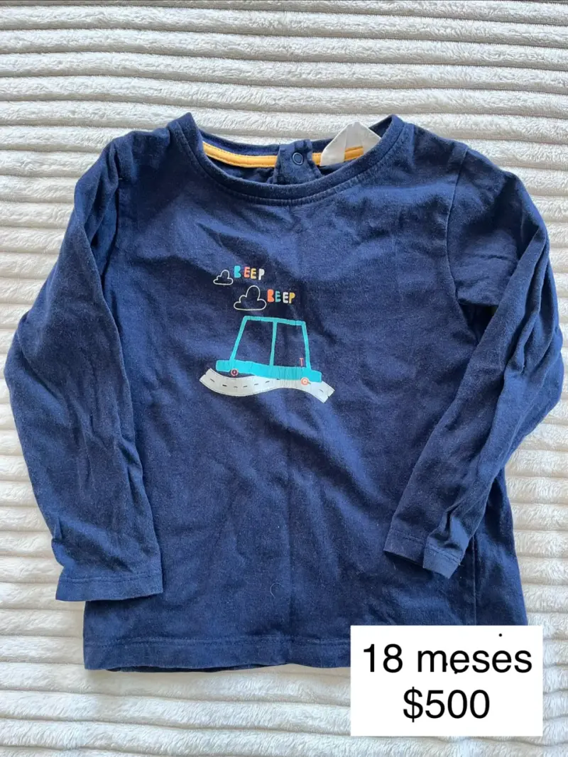 Polera manga larga bebé 18 meses - 5