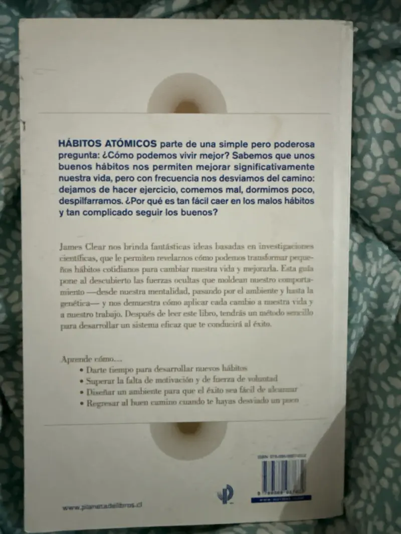 Libro Hábitos Atómicos de James Clear - 2